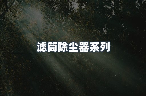 滤筒除尘器系列
